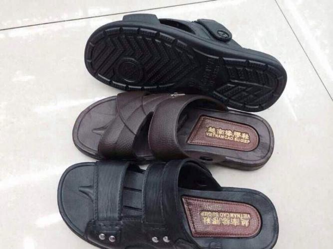 跑江湖项目越南凉鞋15元模式地摊热卖产品越南牛筋拖鞋送广告录音